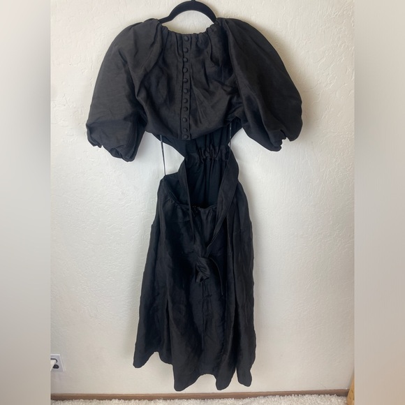 Aje Mimosa Cut Out Midi Dress in Black size AU 6, US 2 - Picture 7 of 13